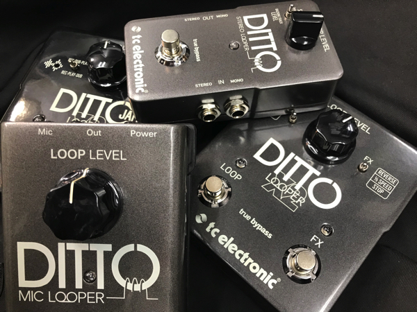 STEREO/X2/X4/JAM/MIC】DITTO LOOPER各モデルの違いを比較レビュー